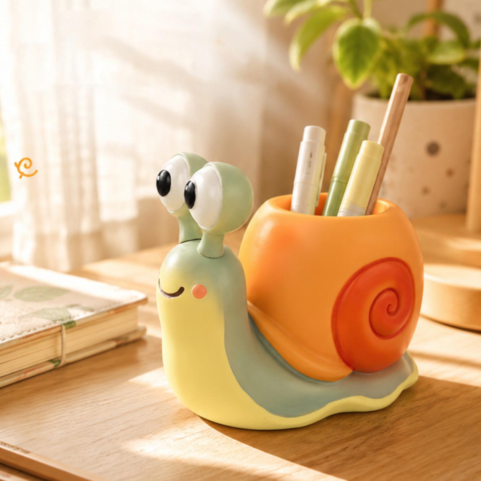 カタツムリ型フラワーポット カタツムリ型植木鉢 ペンホルダー - Echeveria Succulent のレビューと価格
