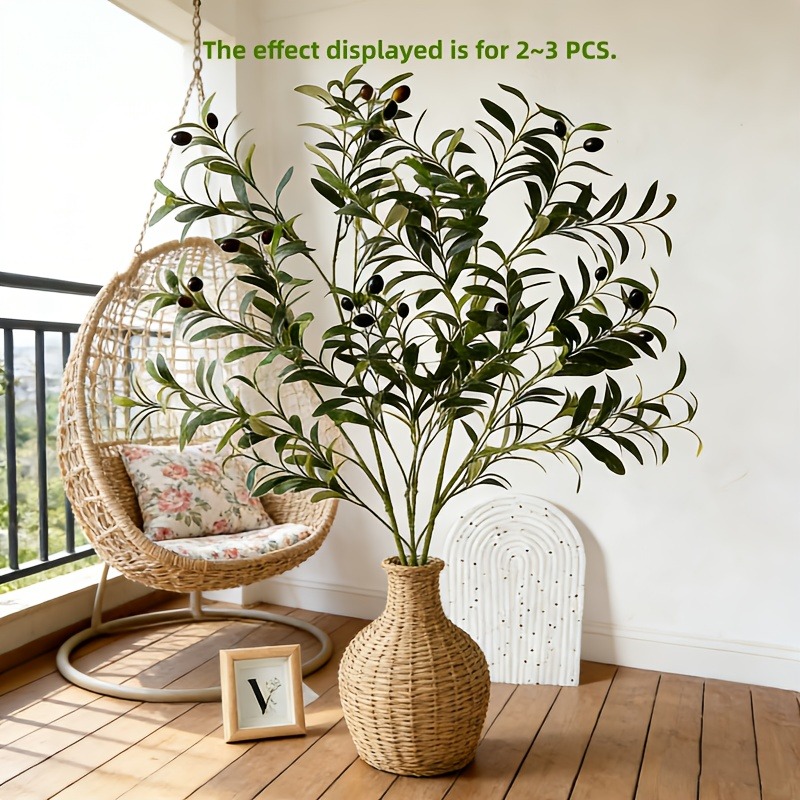 28cm-120cm人工オリーブの木、屋内リビングルーム中庭 - Ficus Lyrata Tree のレビューと価格